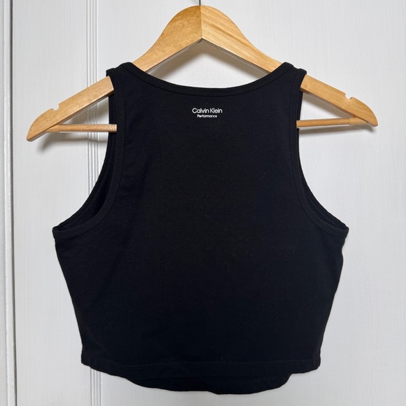Calvin Klein Women’s Performance Pride Logo Crop Top - Picture 3 of 4
